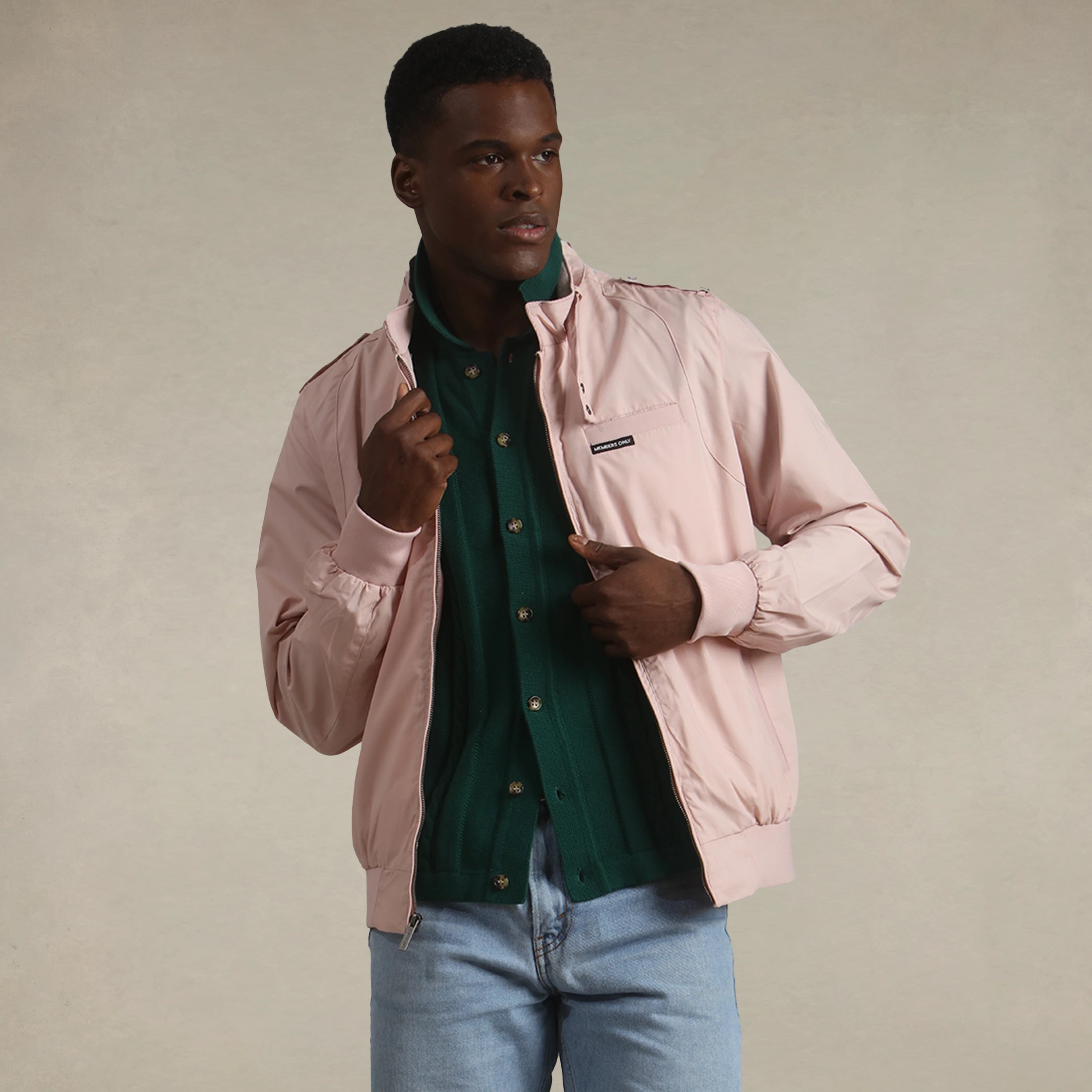 Men's Classic Iconic Racer Jacket Men's Iconic Jacket Members Only 