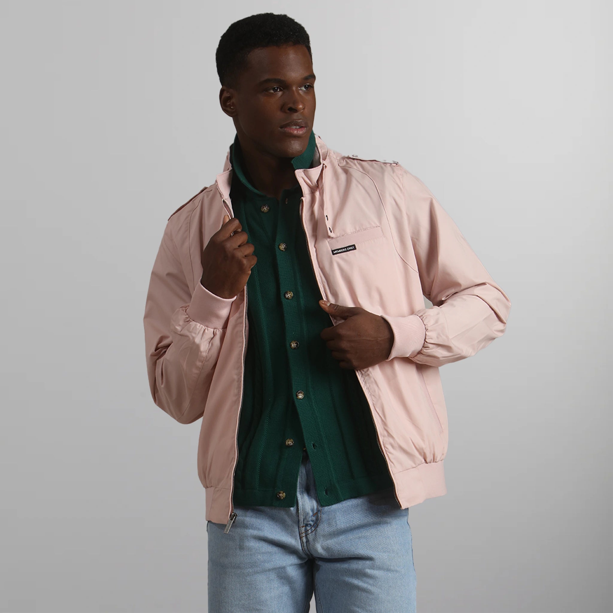 Men's Classic Iconic Racer Jacket Men's Iconic Jacket Members Only 