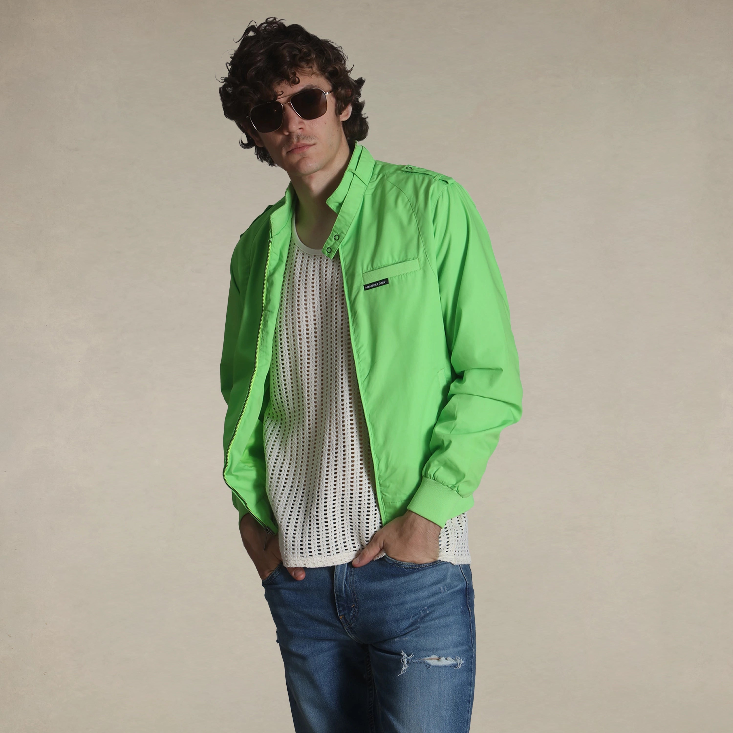 Men's Classic Iconic Racer Jacket Men's Iconic Jacket Members Only 