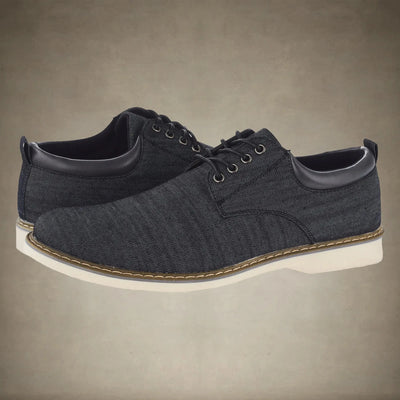 Men's Chambray Oxford Shoes - FINAL SALE Members Only® Black 8 