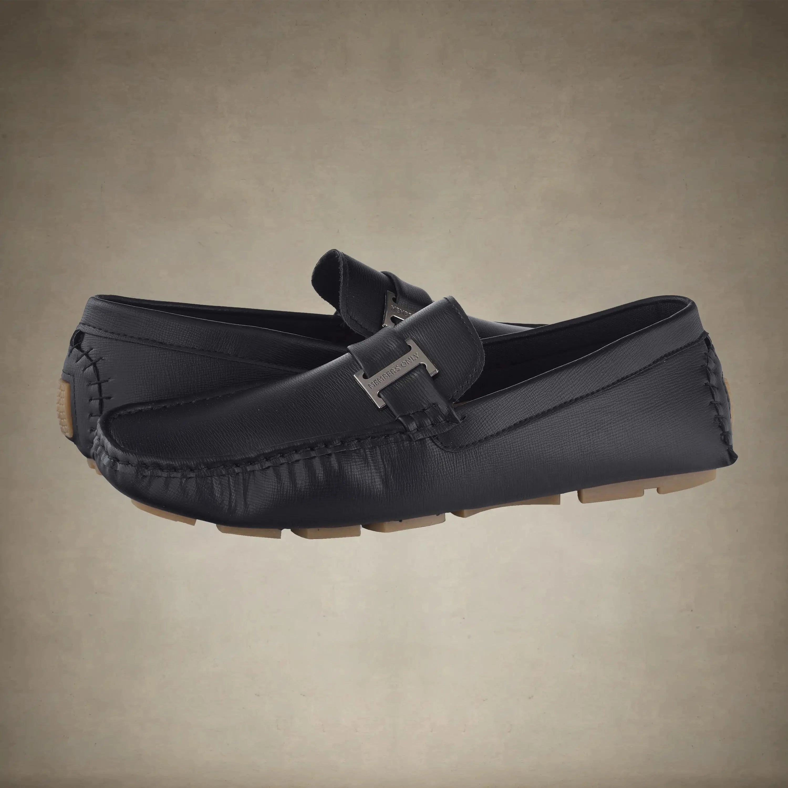 Men's Faux Leather Driving Shoes - FINAL SALE Members Only® Black 10 