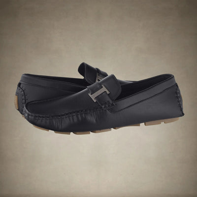 Men's Faux Leather Driving Shoes - FINAL SALE Members Only® Black 10 