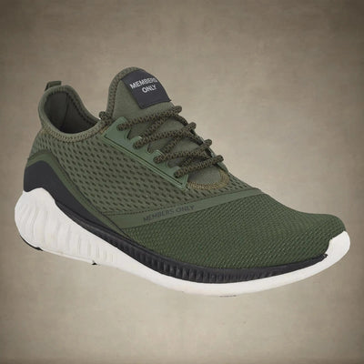 Men's Knit Stellar Sneaker - FINAL SALE Men's Sneaker Members Only® Olive 9 