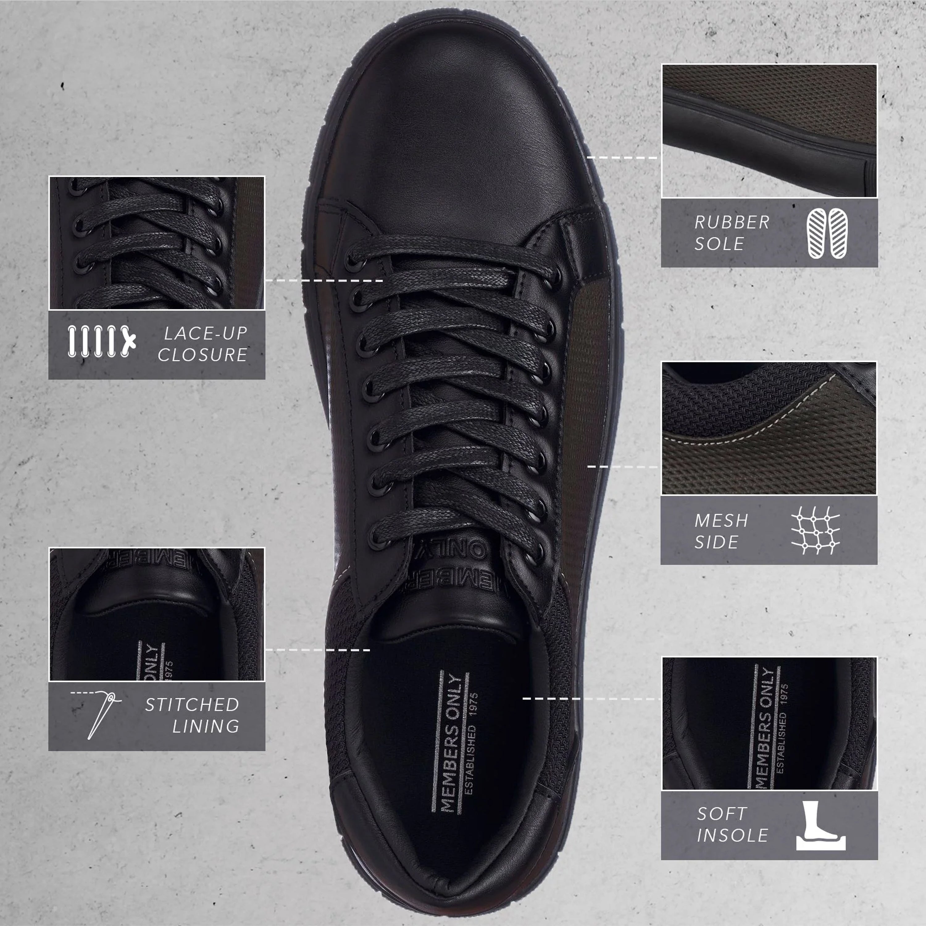 Men's Ignite Low Top Court Sneakers - FINAL SALE