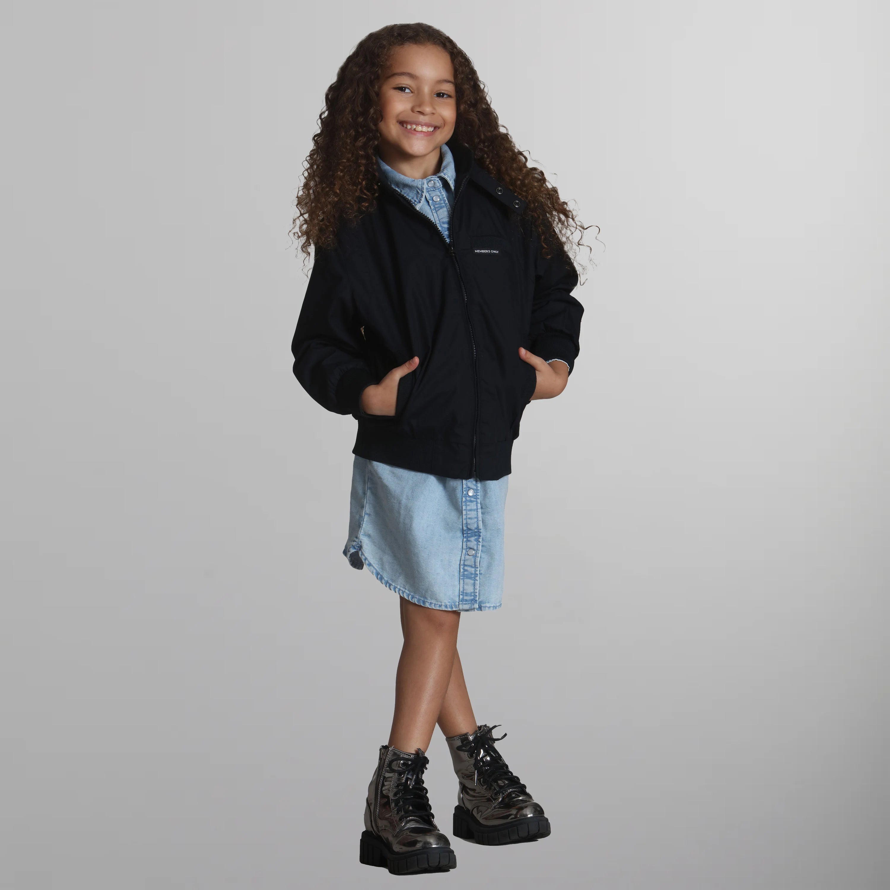 Girl's Iconic Racer Jacket Kid's Jacket Members Only 