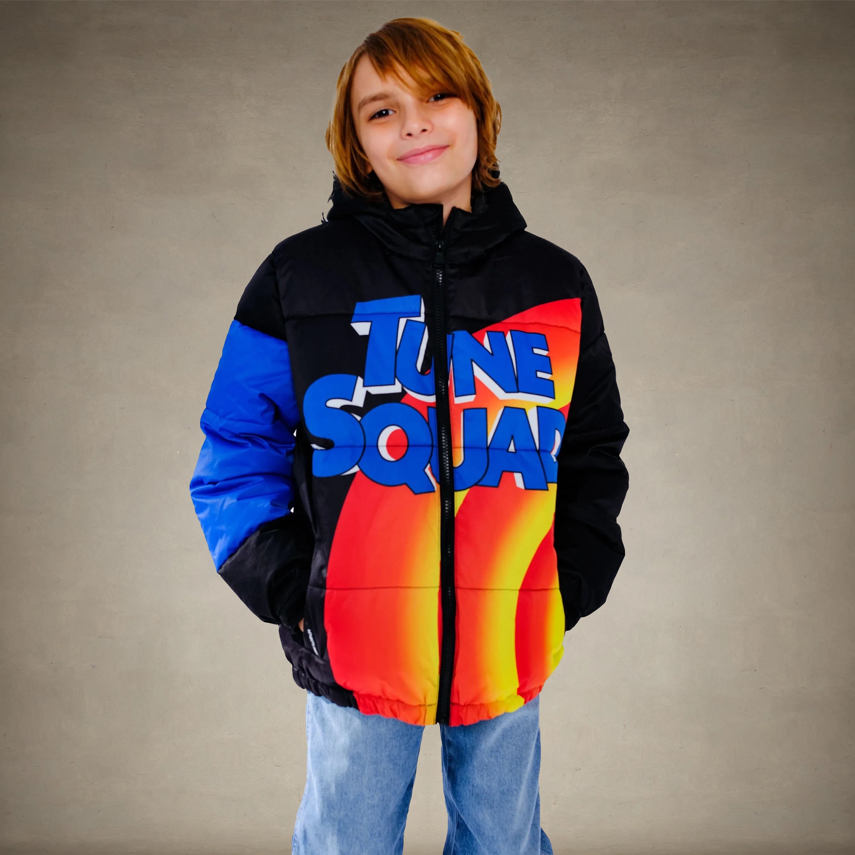 Boy's Tune Squad Puffer Jacket - Boy's Jacket Members Only 