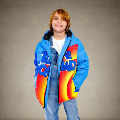 Boy's Tune Squad Puffer Jacket - FINAL SALE Boy's Jacket Members Only® Blue 4 