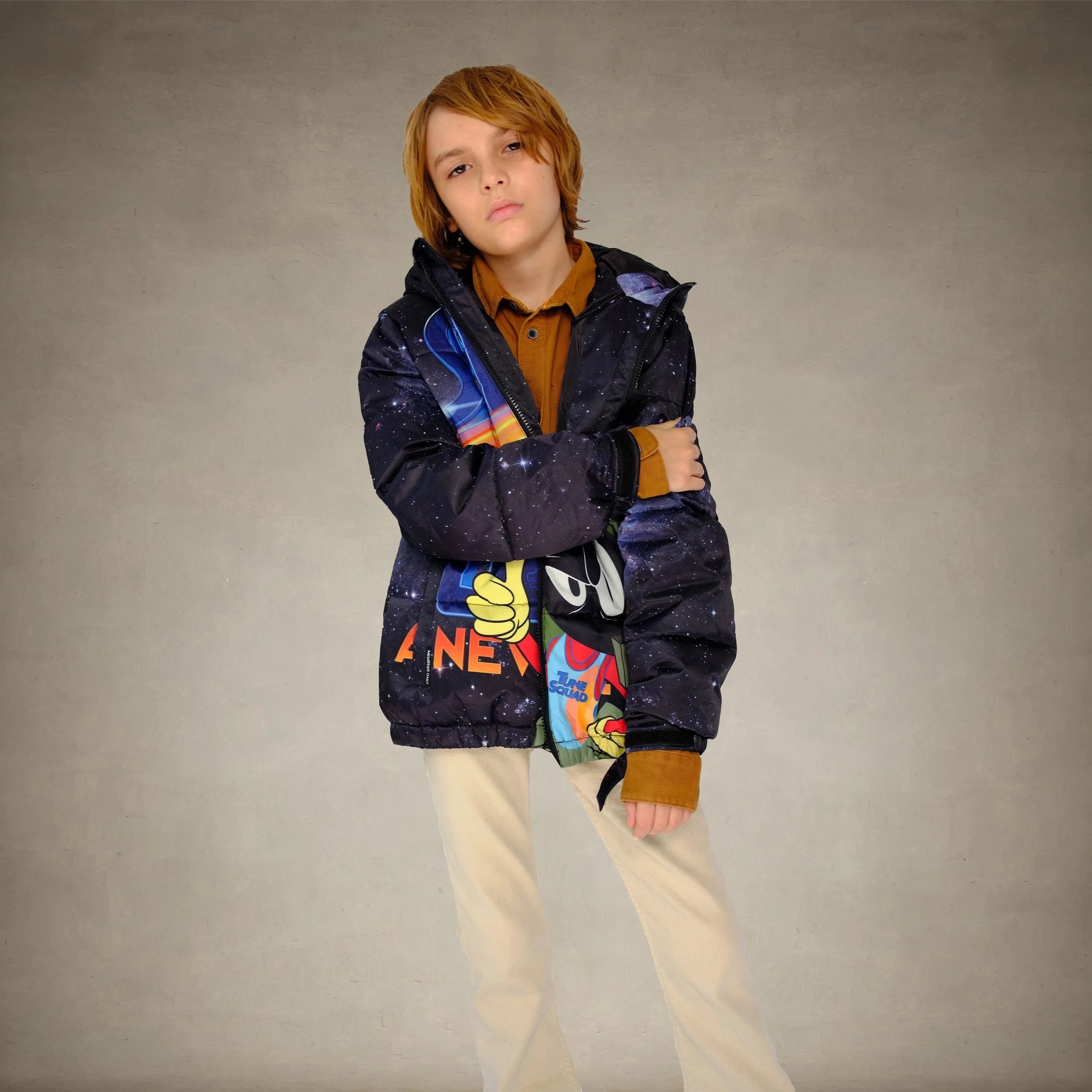 Boy's Space Jam Puffer Jacket - FINAL SALE Boy's Jacket Members Only® 