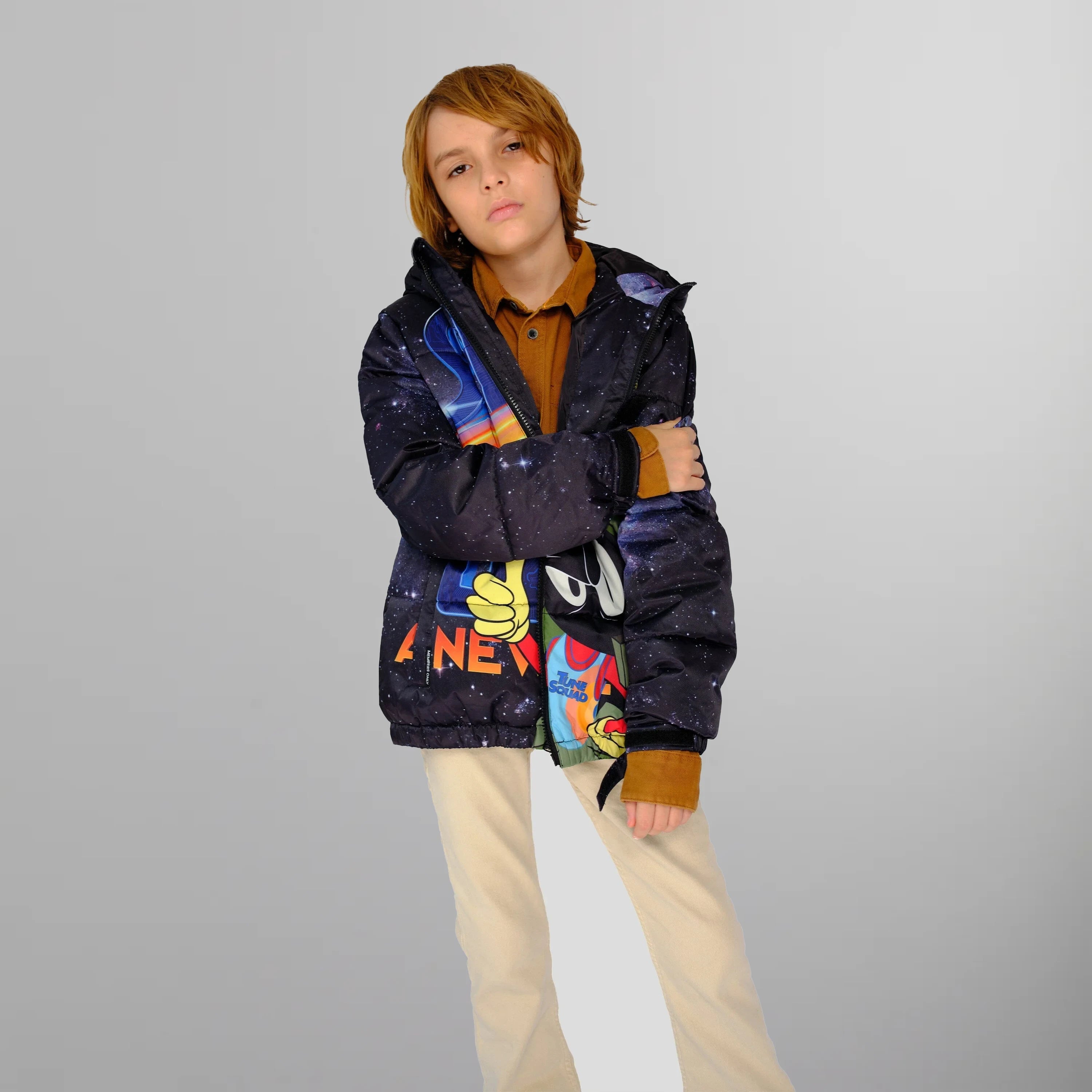 Boy's Space Jam Puffer Jacket - FINAL SALE Boy's Jacket Members Only 