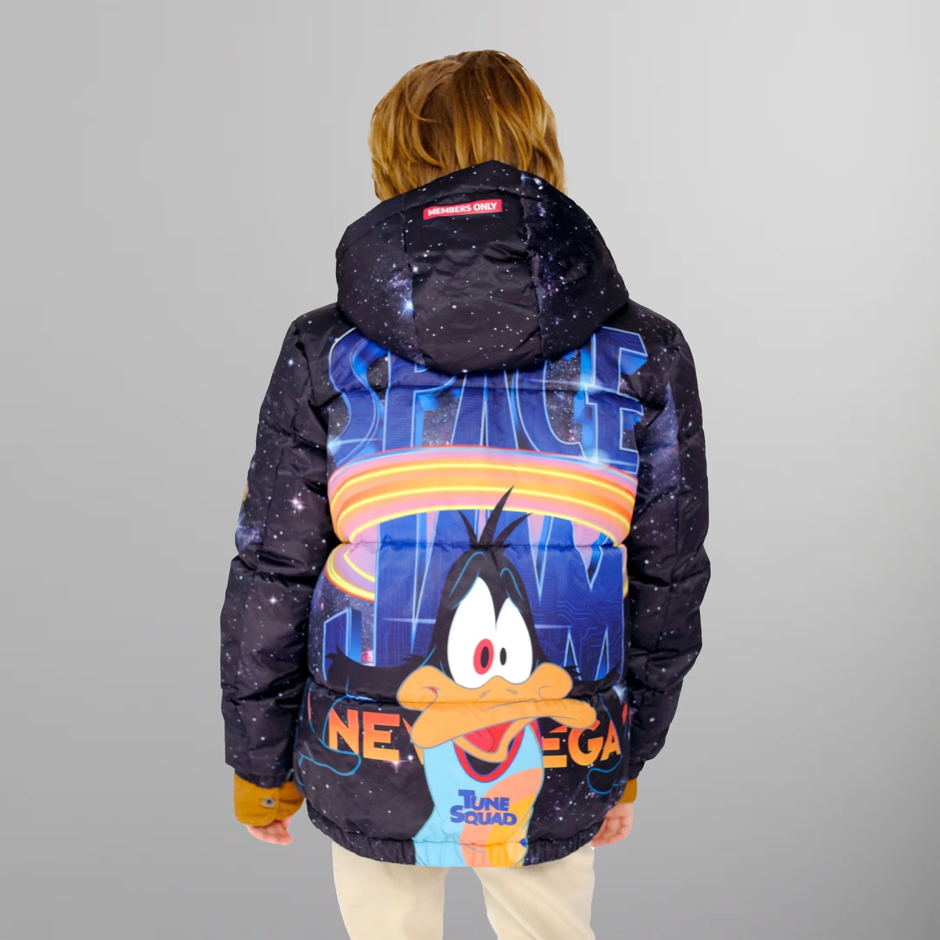 Boy's Space Jam Puffer Jacket - FINAL SALE Boy's Jacket Members Only 