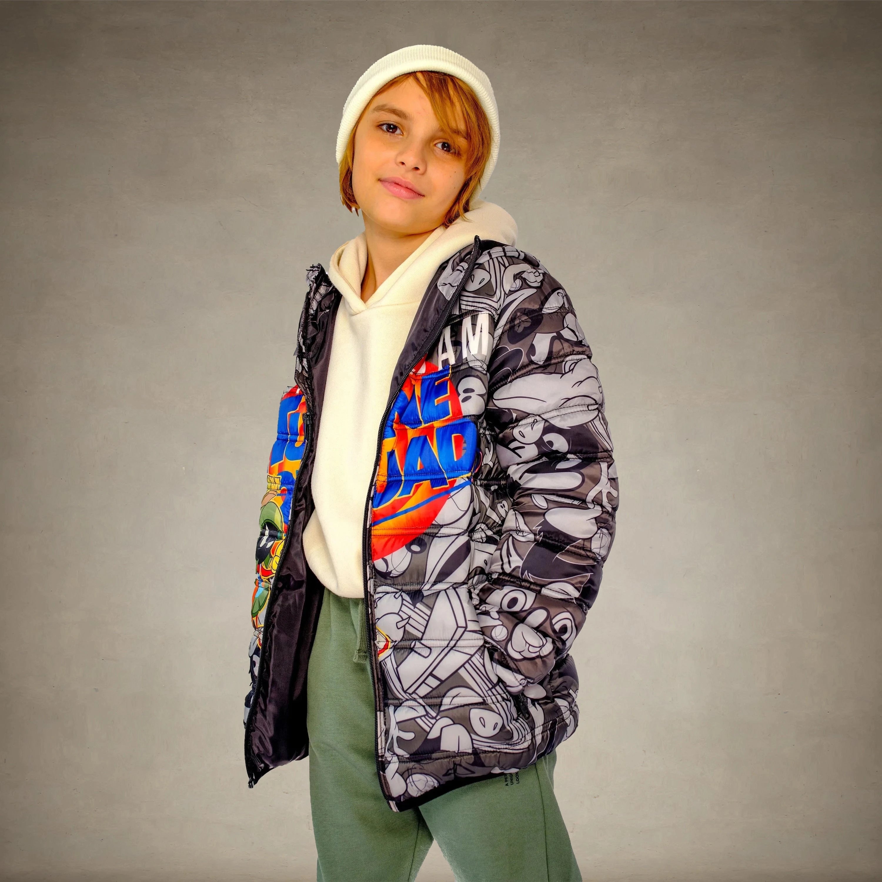 Boy's Packable Tune Squad Midweight Jacket - FINAL SALE Boy's Jacket Members Only® 