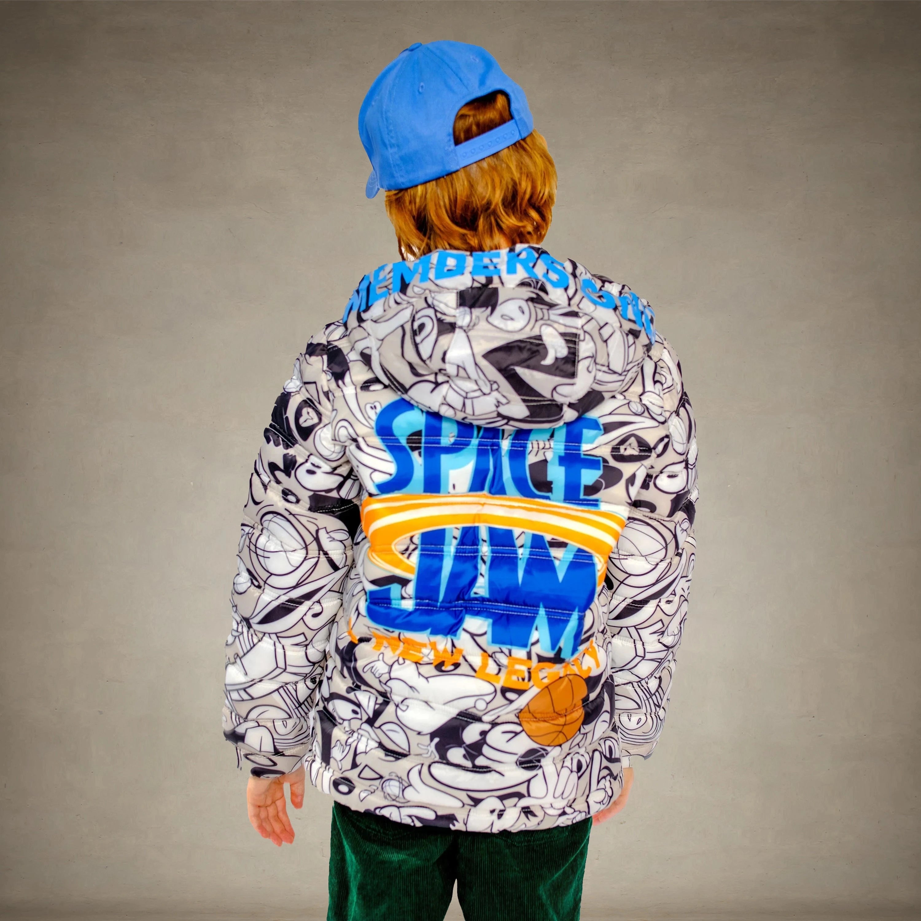 Boy's Packable Tune Squad Midweight Jacket - FINAL SALE Boy's Jacket Members Only® 