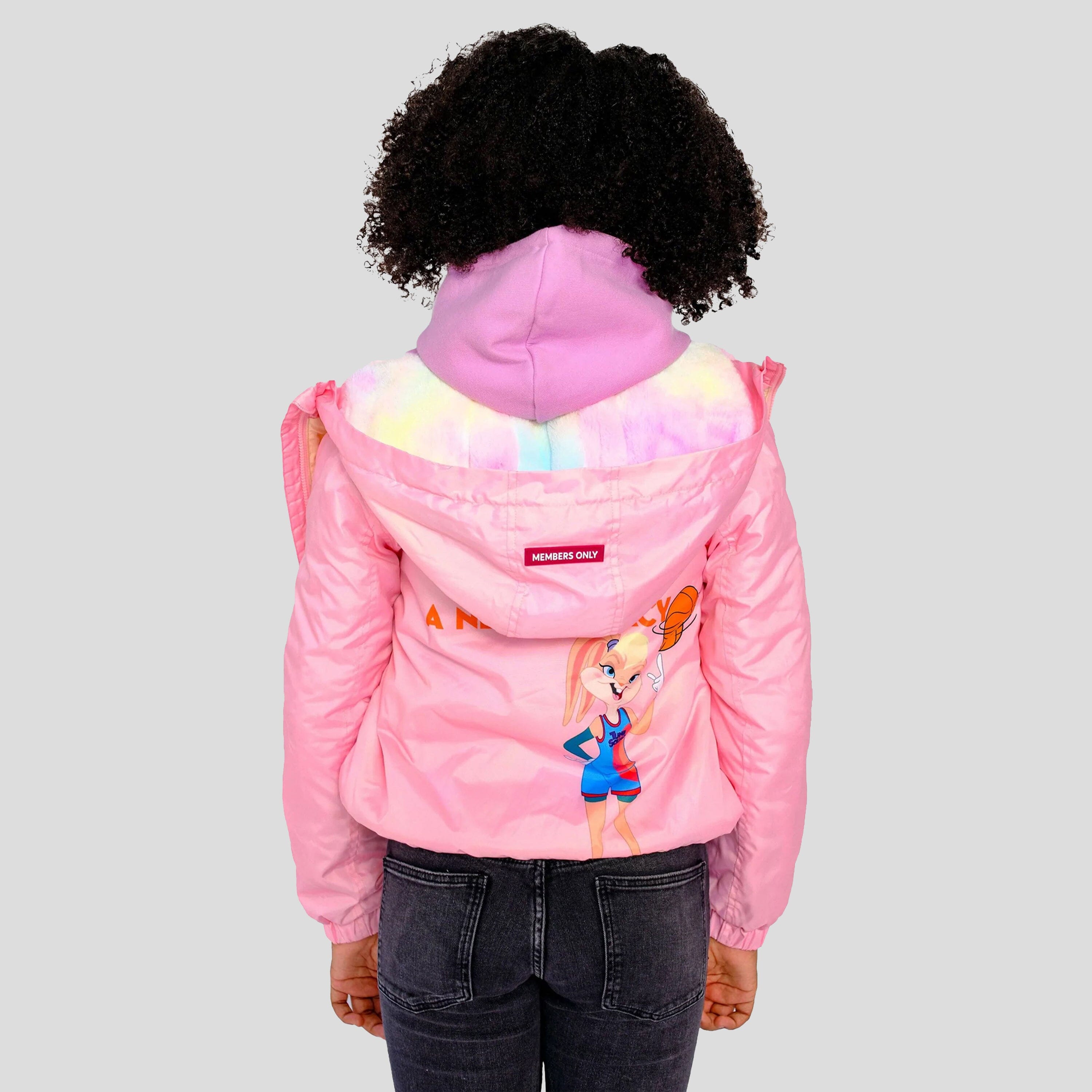 Girl's Midweight with Fur Lining Jacket - FINAL SALE Girl's Jacket Members Only 