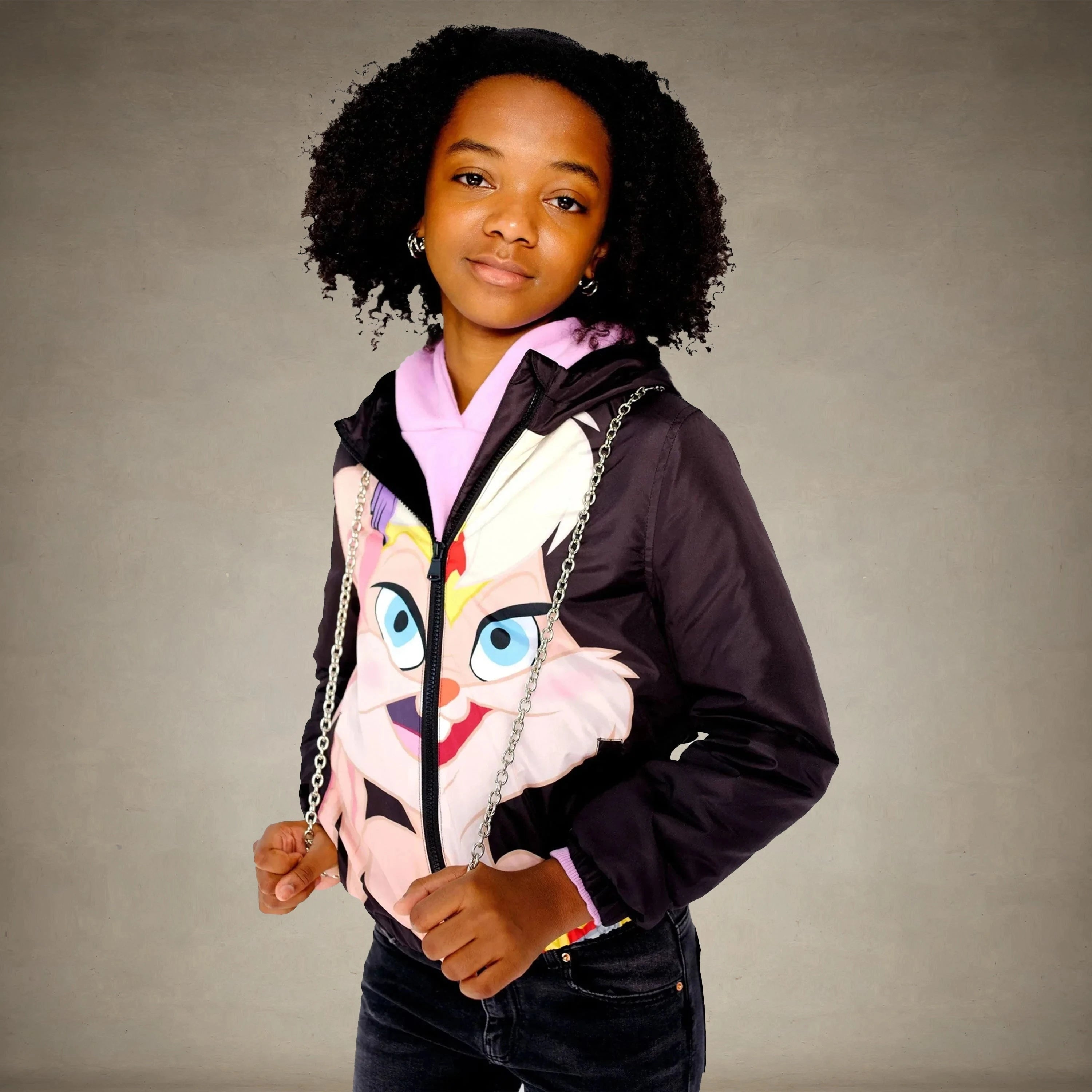 Girl's Midweight with Fur Lining Jacket - FINAL SALE Girl's Jacket Members Only® 