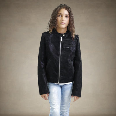 Girl's Iconic Moto Faux Suede Jacket - FINAL SALE