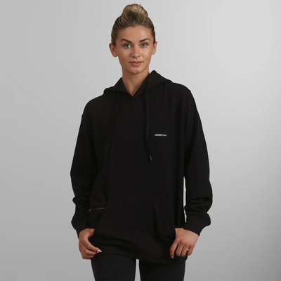 Women's Logan Oversized Hooded Sweatshirt Women's hoodies & sweatshirts Members Only Black Small 