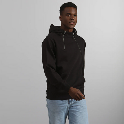 Mens pullover hoodie black sale