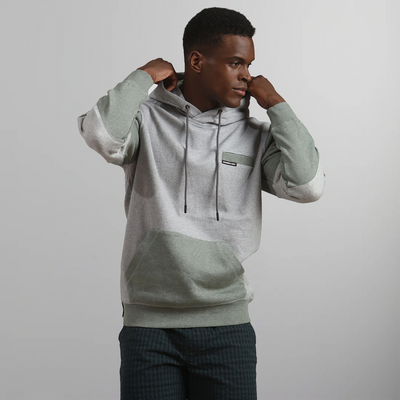 Men's Drew Colorblock Hooded Sweatshirt Men's hoodies & sweatshirts Members Only ASH Small 