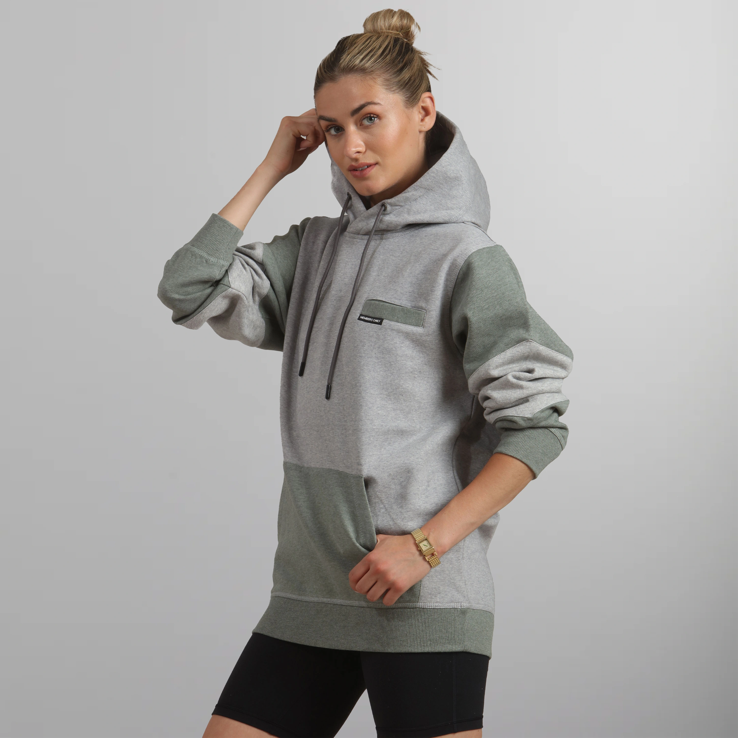 Women's Drew Colorblock Oversized Hooded Sweatshirt Women's hoodies & sweatshirts Members Only 