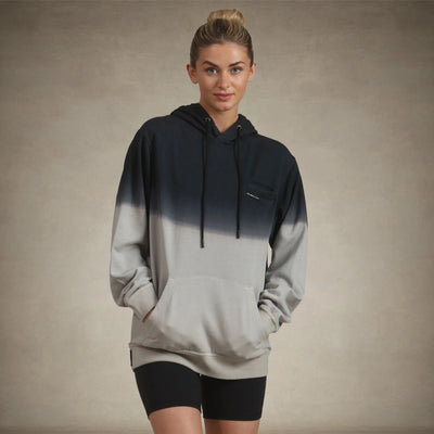 Women's Emerson Ombre Oversized Hooded Sweatshirt Women's hoodies & sweatshirts Members Only® Grey Small 