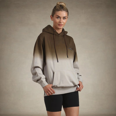 Women's Emerson Ombre Oversized Hooded Sweatshirt Women's hoodies & sweatshirts Members Only® Sand Small 