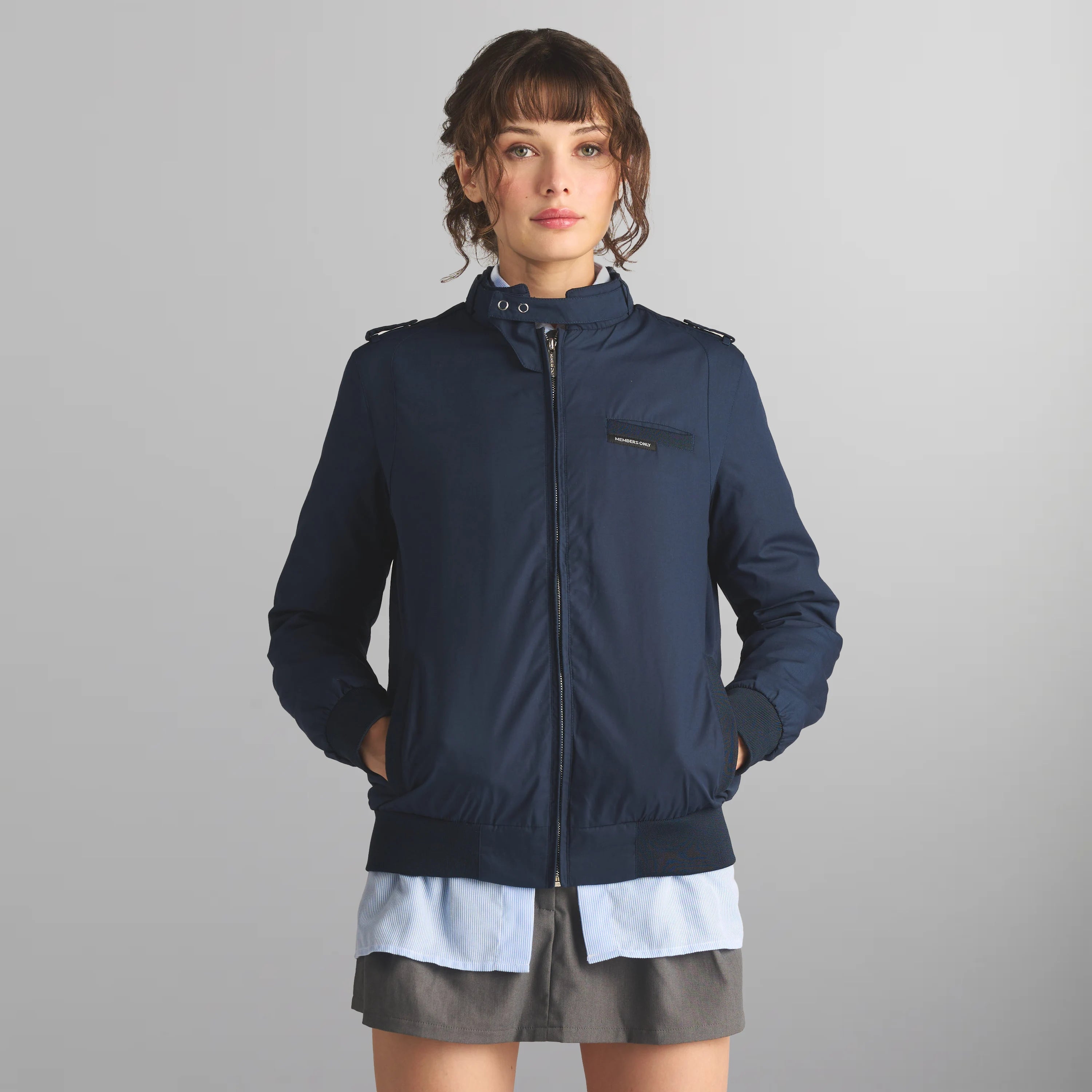 Women's Classic Iconic Racer Jacket (Slim Fit) Women's Iconic Jacket Members Only