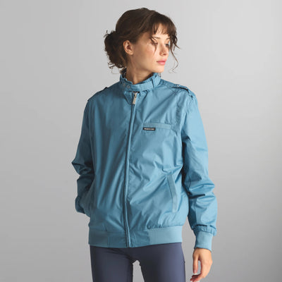 Women's Classic Iconic Racer Jacket (Slim Fit) Women's Iconic Jacket Members Only | Slate 