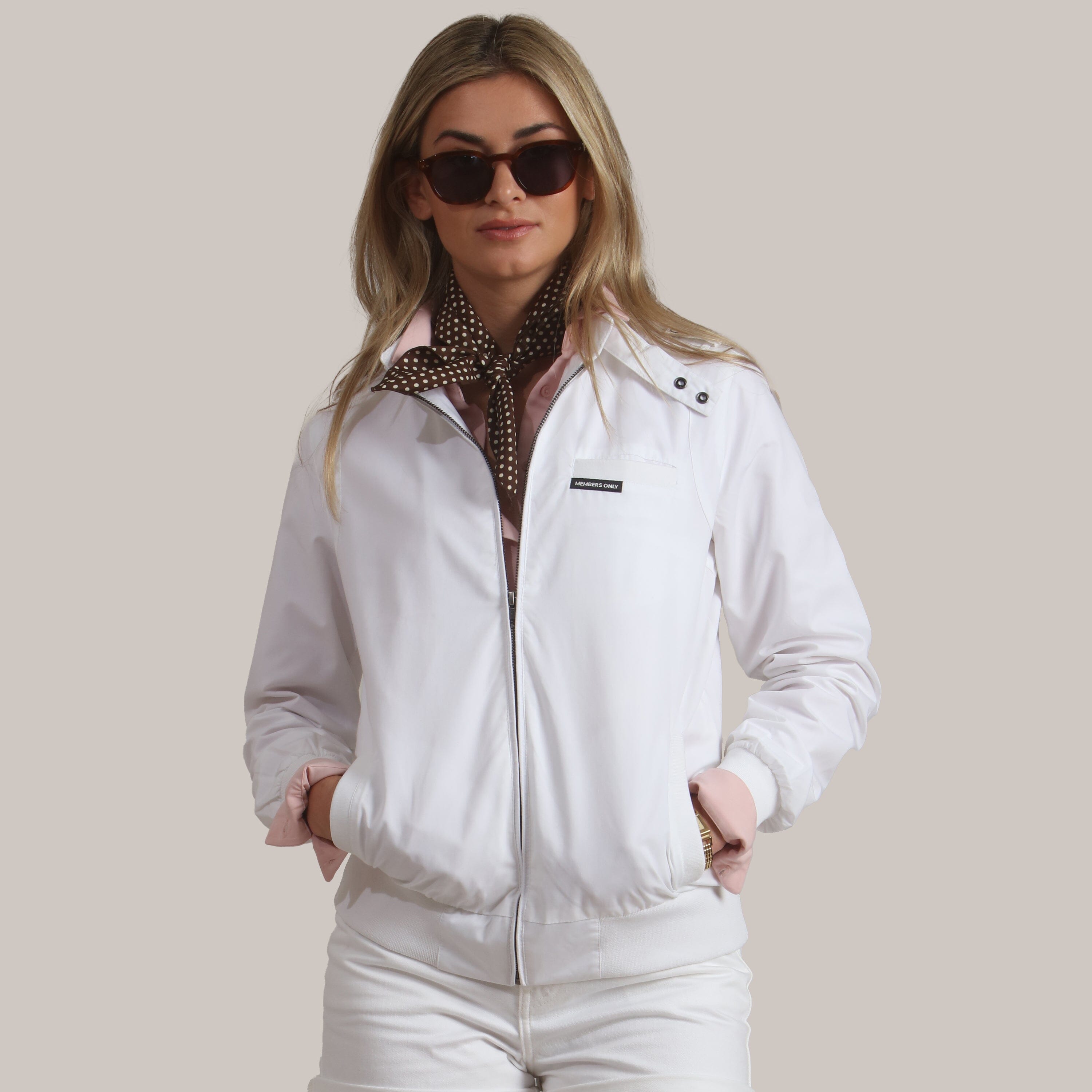 Women's Classic Iconic Racer Jacket (Slim Fit) Women's Iconic Jacket Members Only 