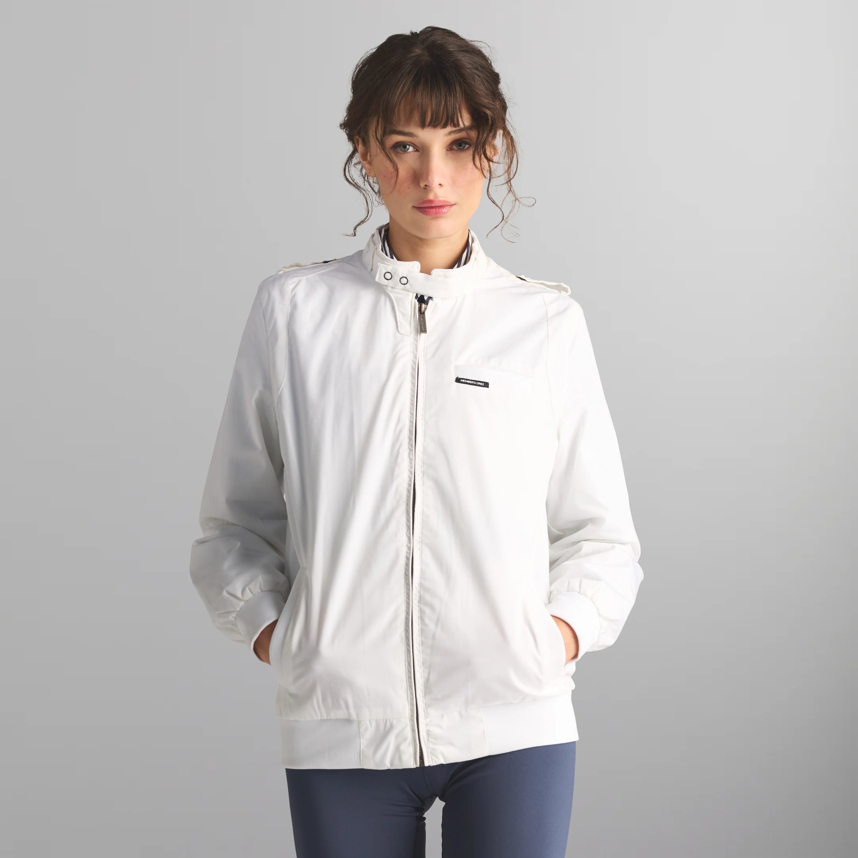 Women's Classic Iconic Racer Jacket (Slim Fit) Women's Iconic Jacket Members Only