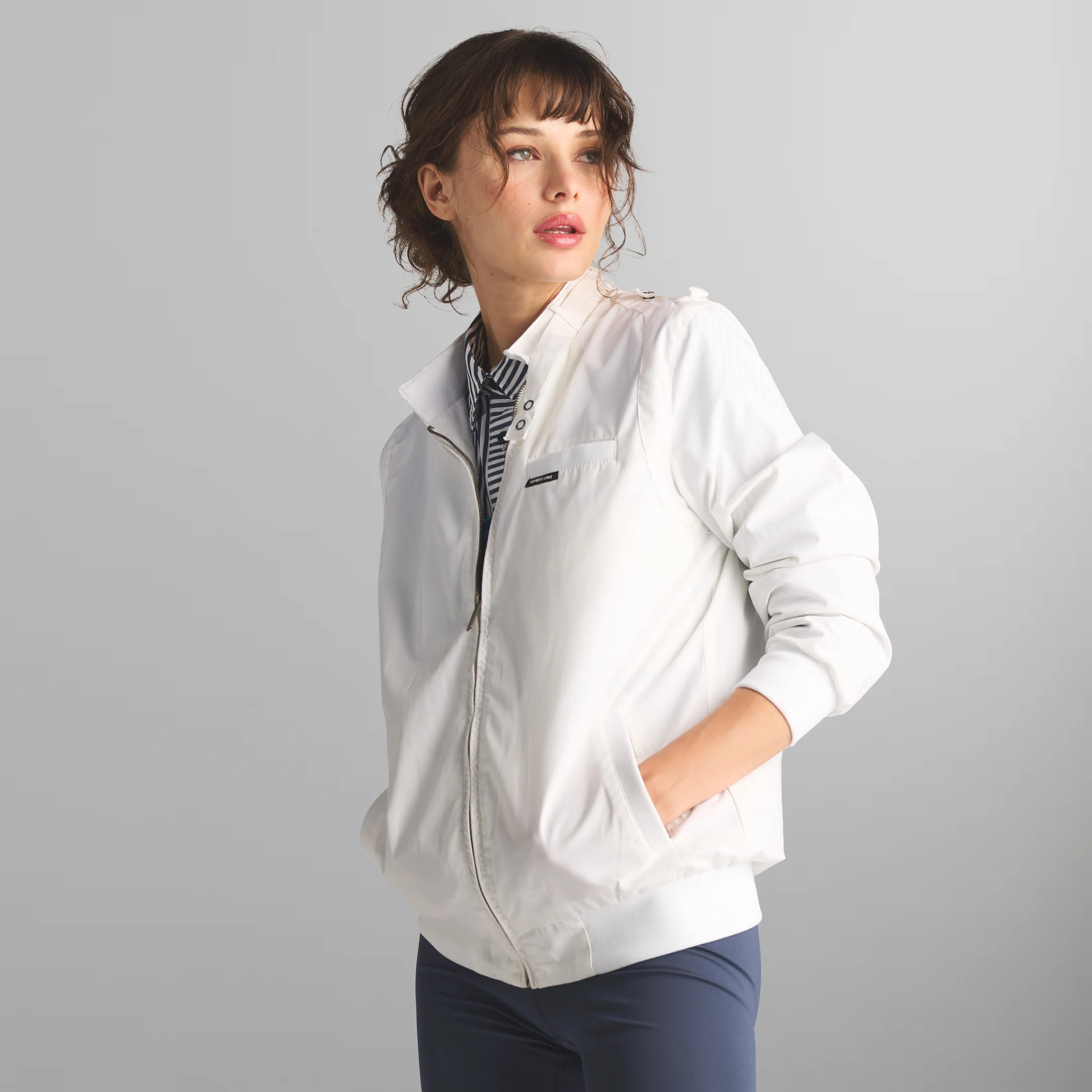 Women's Classic Iconic Racer Jacket (Slim Fit) Women's Iconic Jacket Members Only