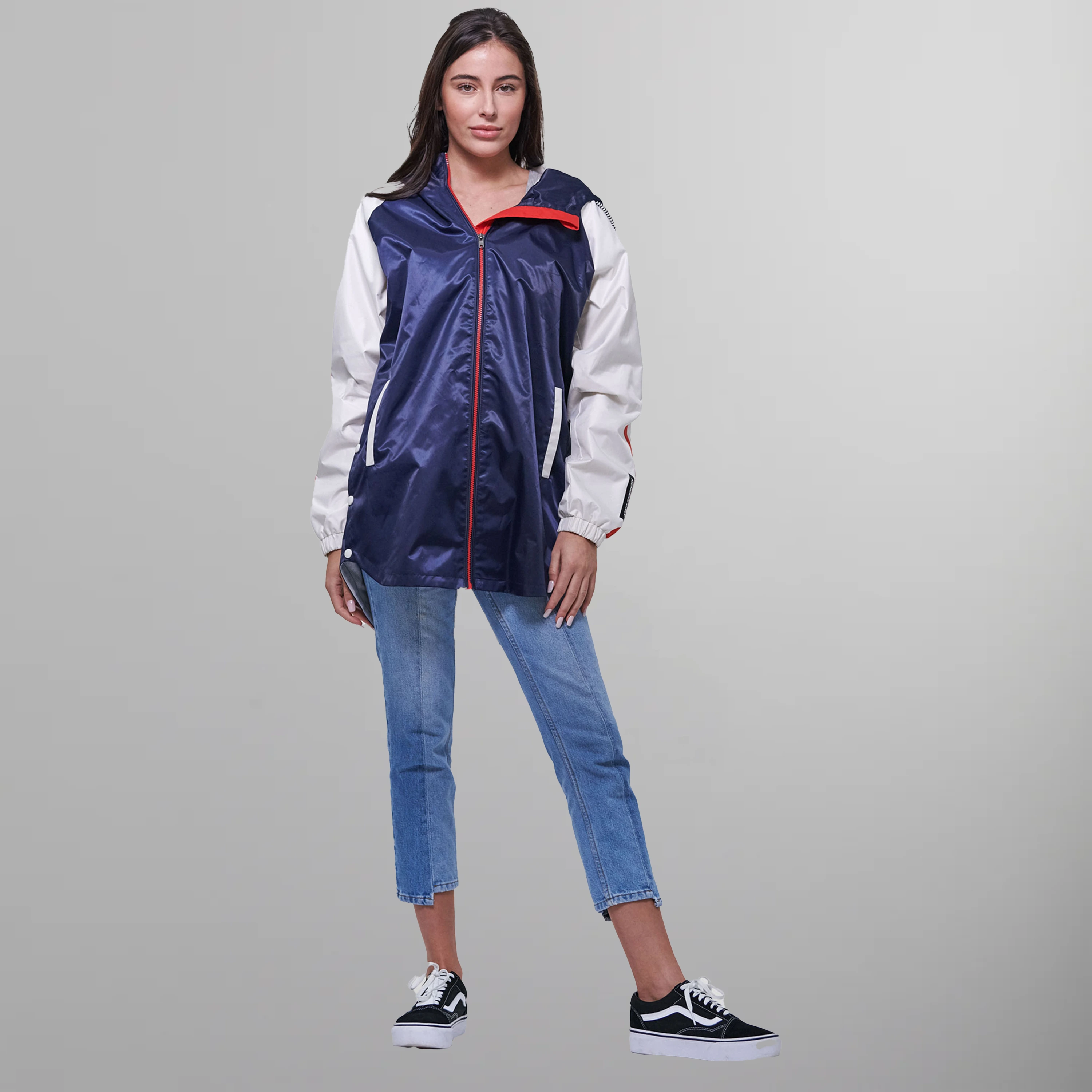 Women's Long Satin Twill Jacket - FINAL SALE Womens Jacket Members Only 