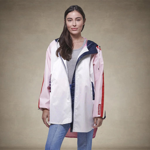 Women's Long Satin Twill Jacket - FINAL SALE Womens Jacket Members Only® White X-Small 