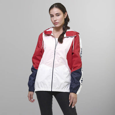 Women's Color Block Poly Taslon Zip Front Jacket - FINAL SALE Womens Jacket Members Only 