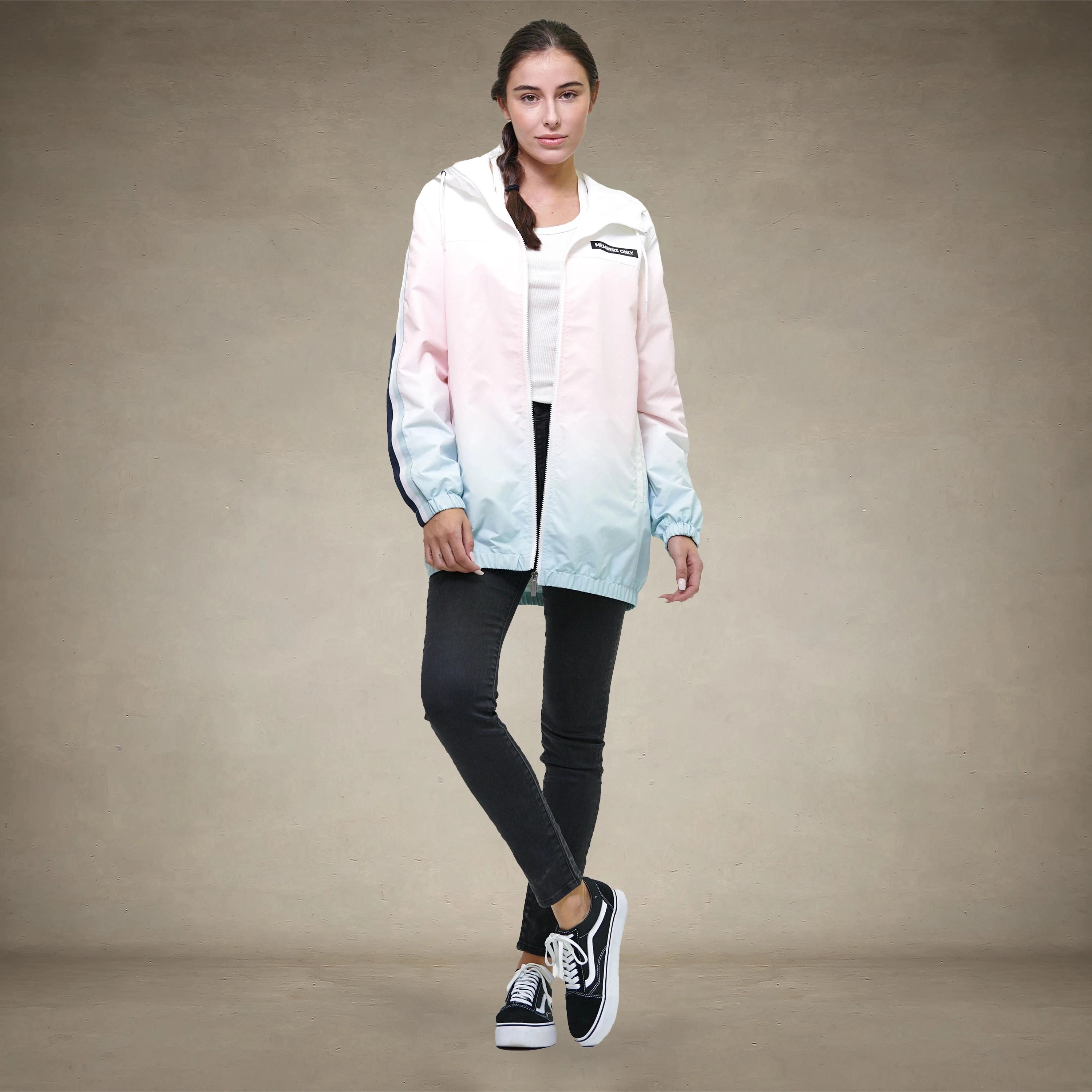 Women's Ombre Poly Taslon Jacket - FINAL SALE Womens Jacket Members Only® 