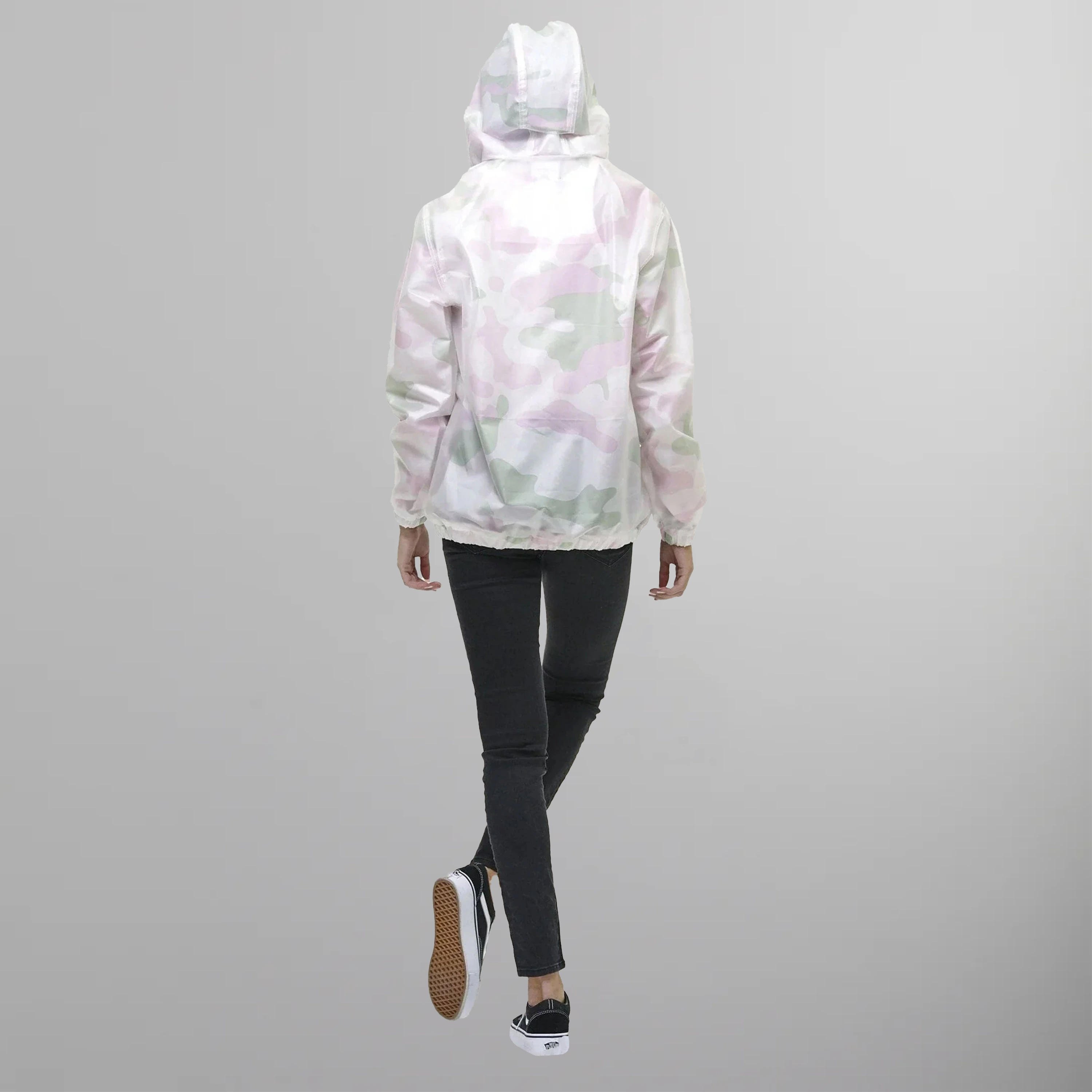 Women's Translucent Pullover Jacket with hood - FINAL SALE Womens Jacket Members Only 