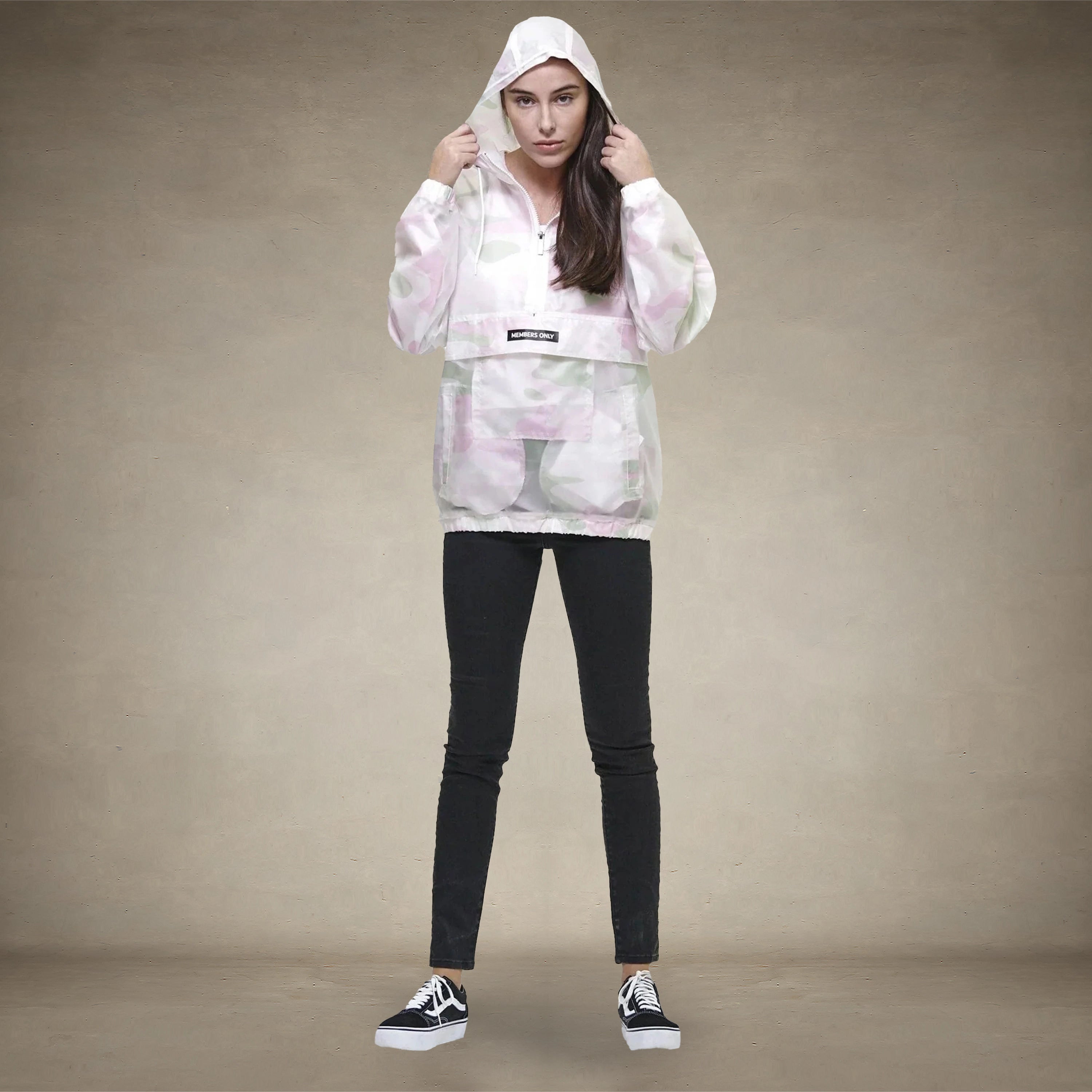 Women's Translucent Pullover Jacket with hood - FINAL SALE