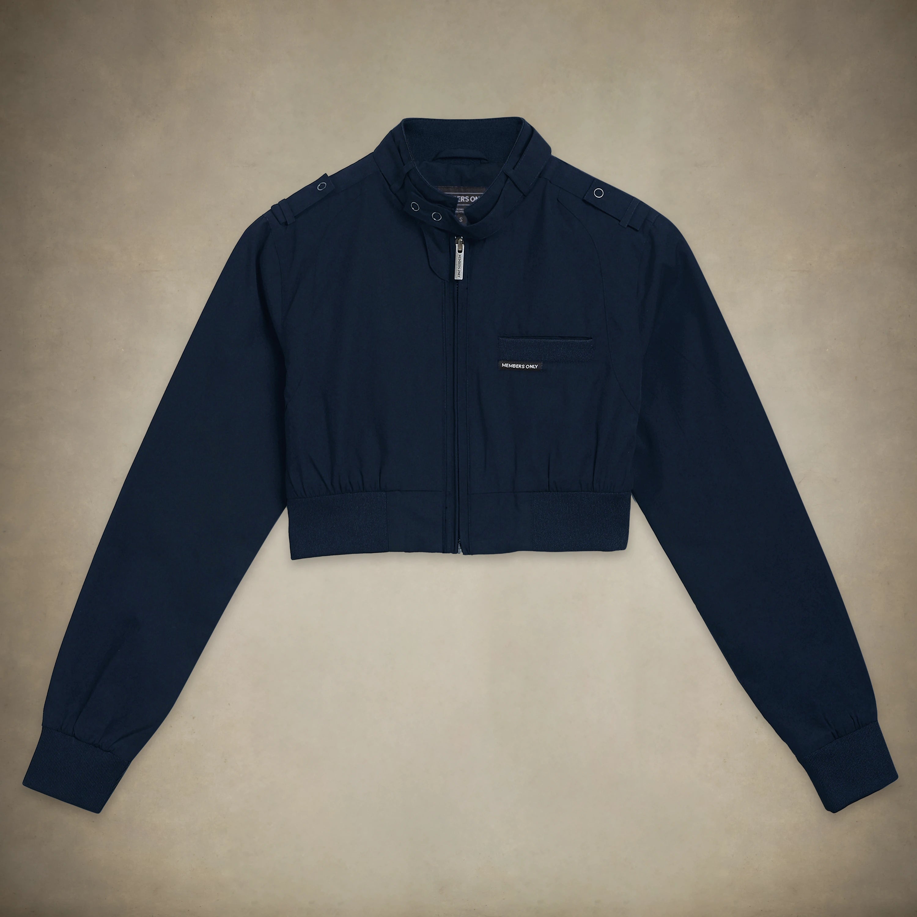 Women's Mini Cropped Racer Jacket