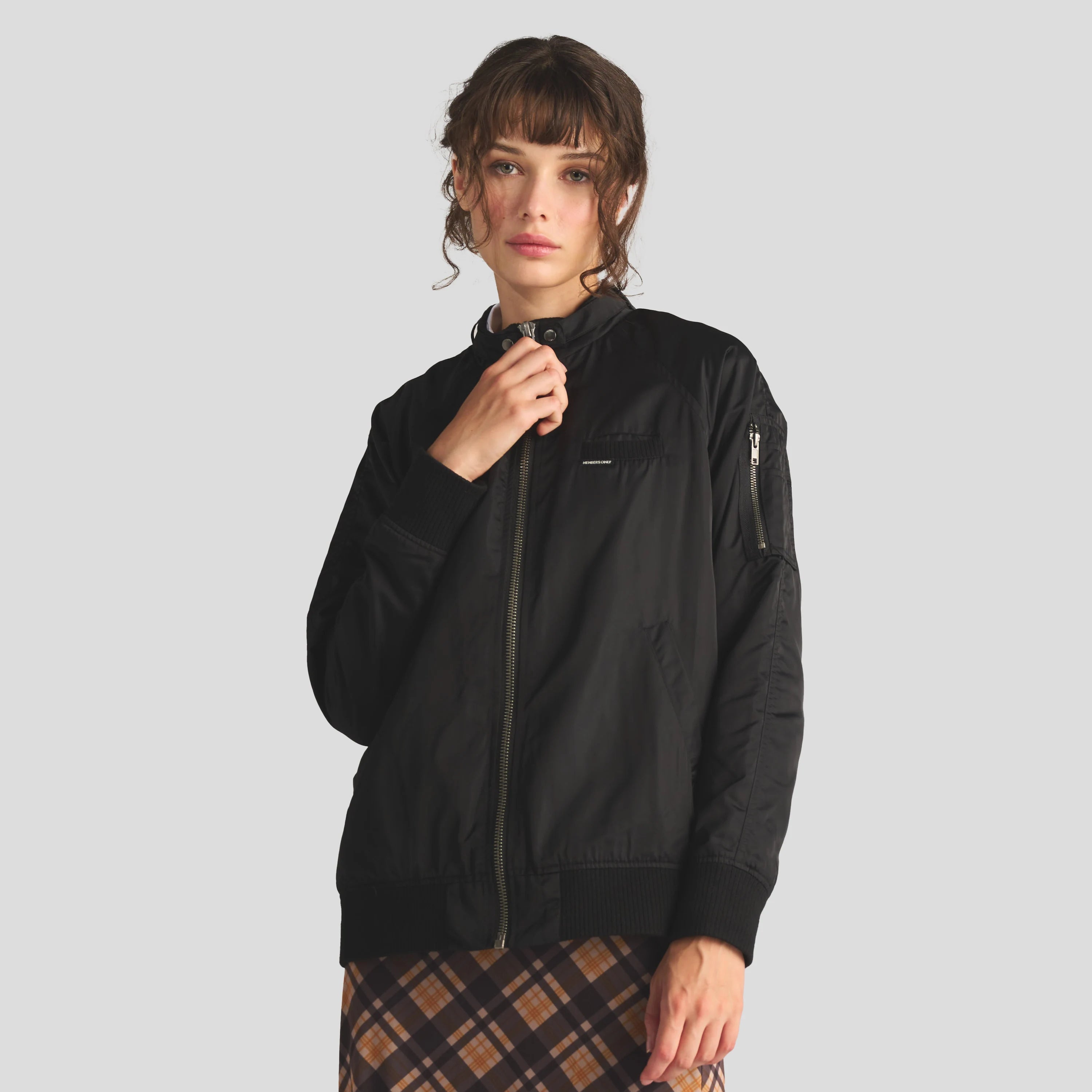 Women s Satin Bomber Jacket