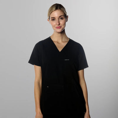 Cordoba 5-Pocket Scrub Top Womens Scrub Top Members Only 