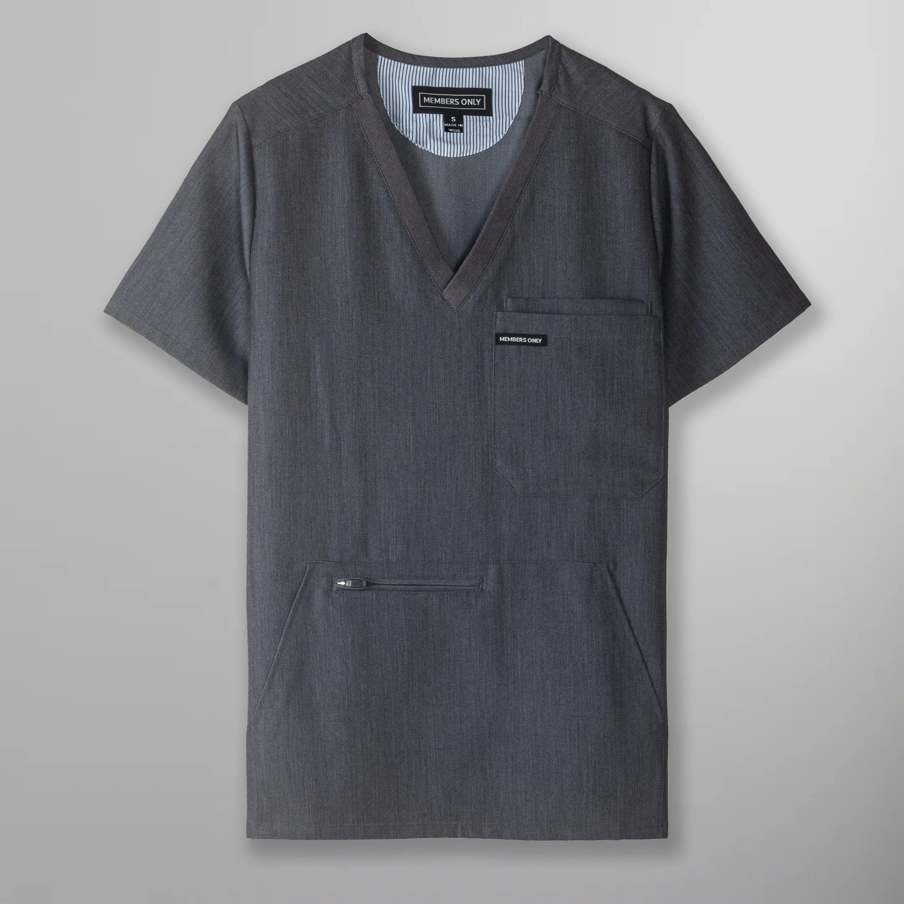 Cordoba 5-Pocket Scrub Top Womens Scrub Top Members Only | Graphite