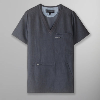 Cordoba 5-Pocket Scrub Top Womens Scrub Top Members Only | Graphite