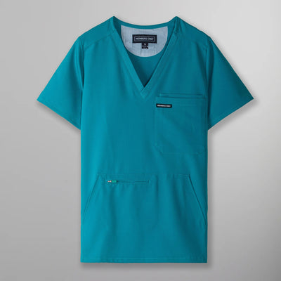 Cordoba 5-Pocket Scrub Top Womens Scrub Top Members Only | Teal