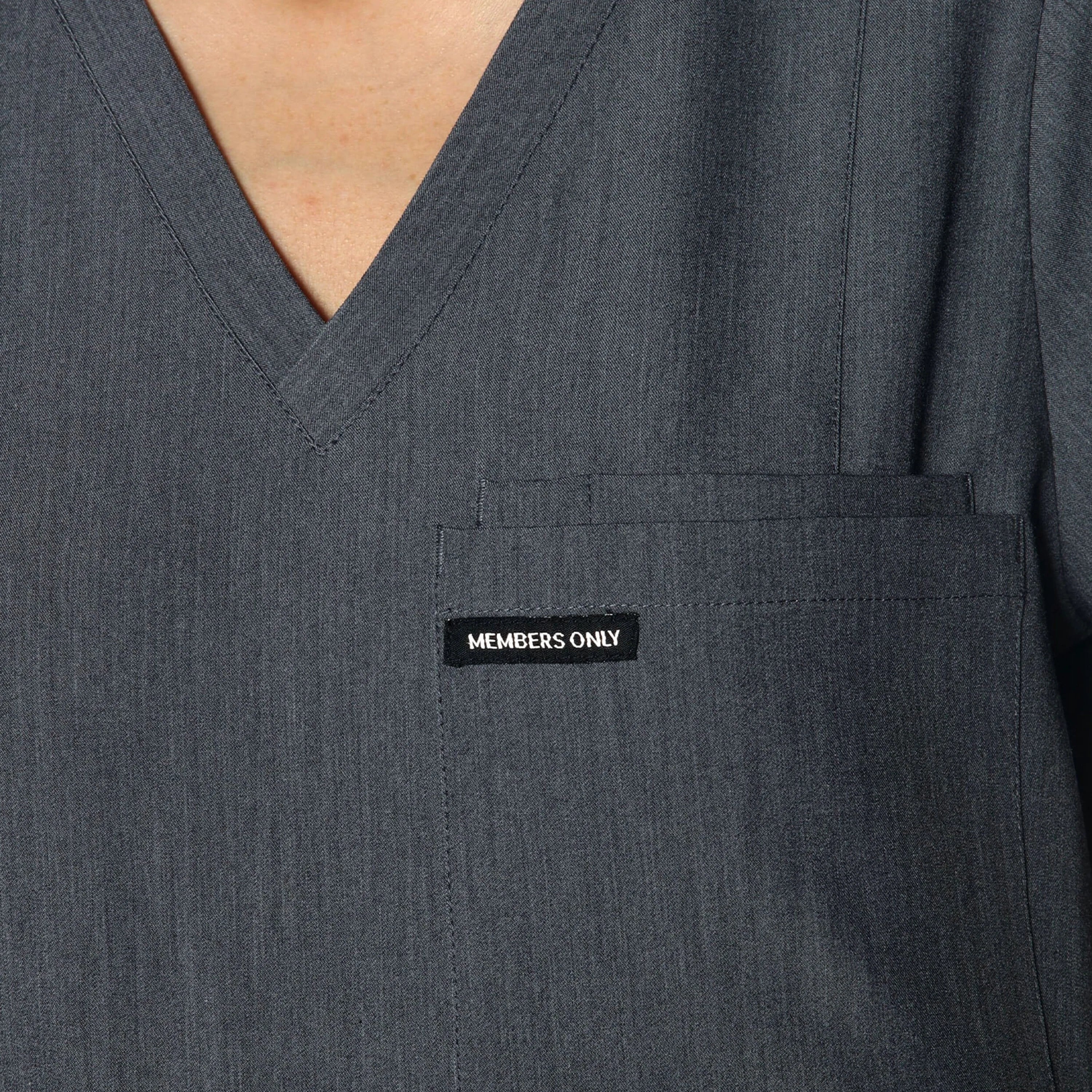 Siena 5-Pocket Scrub Top Womens Scrub Top Members Only 