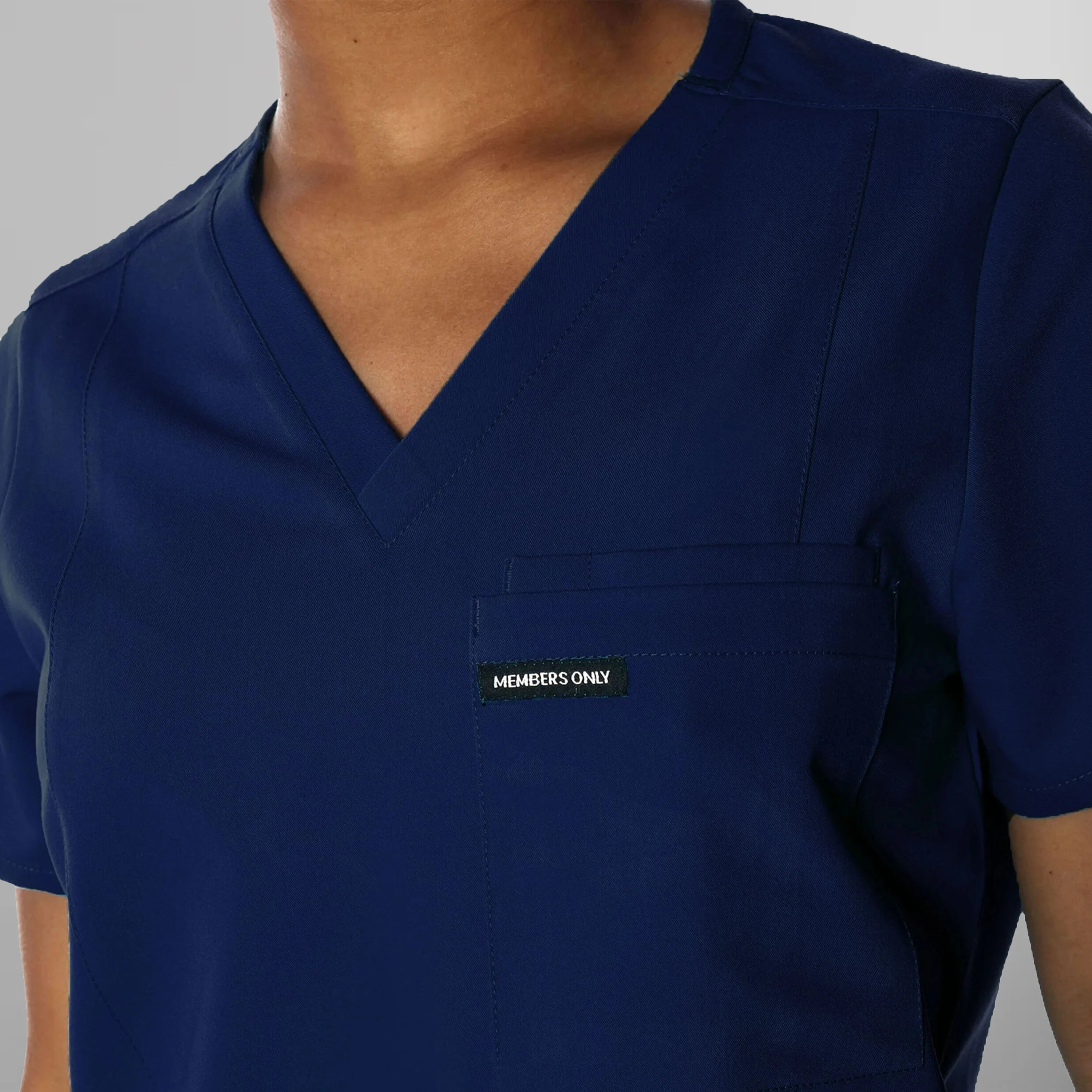 Siena 5-Pocket Scrub Top Womens Scrub Top Members Only 