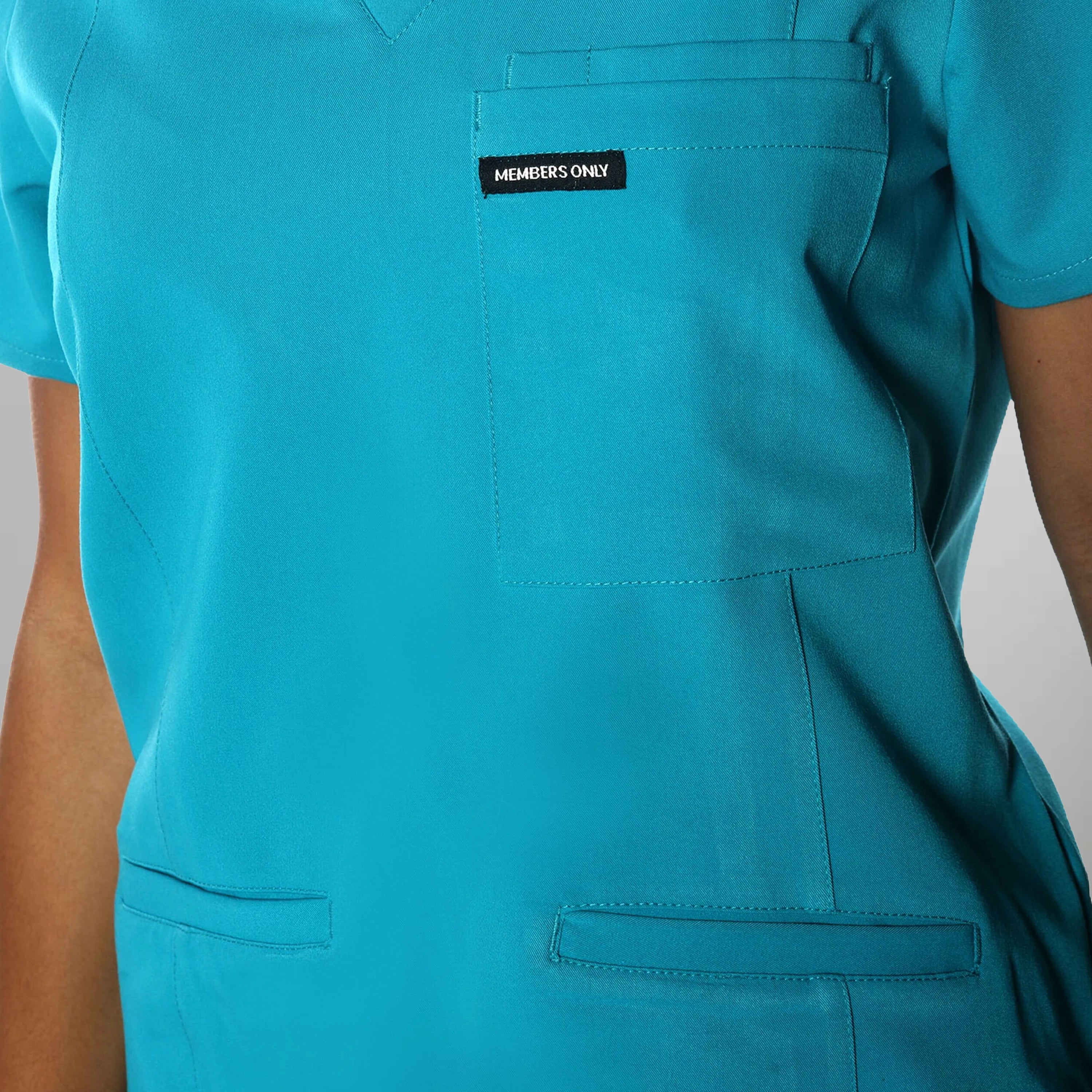 Siena 5-Pocket Scrub Top Womens Scrub Top Members Only 