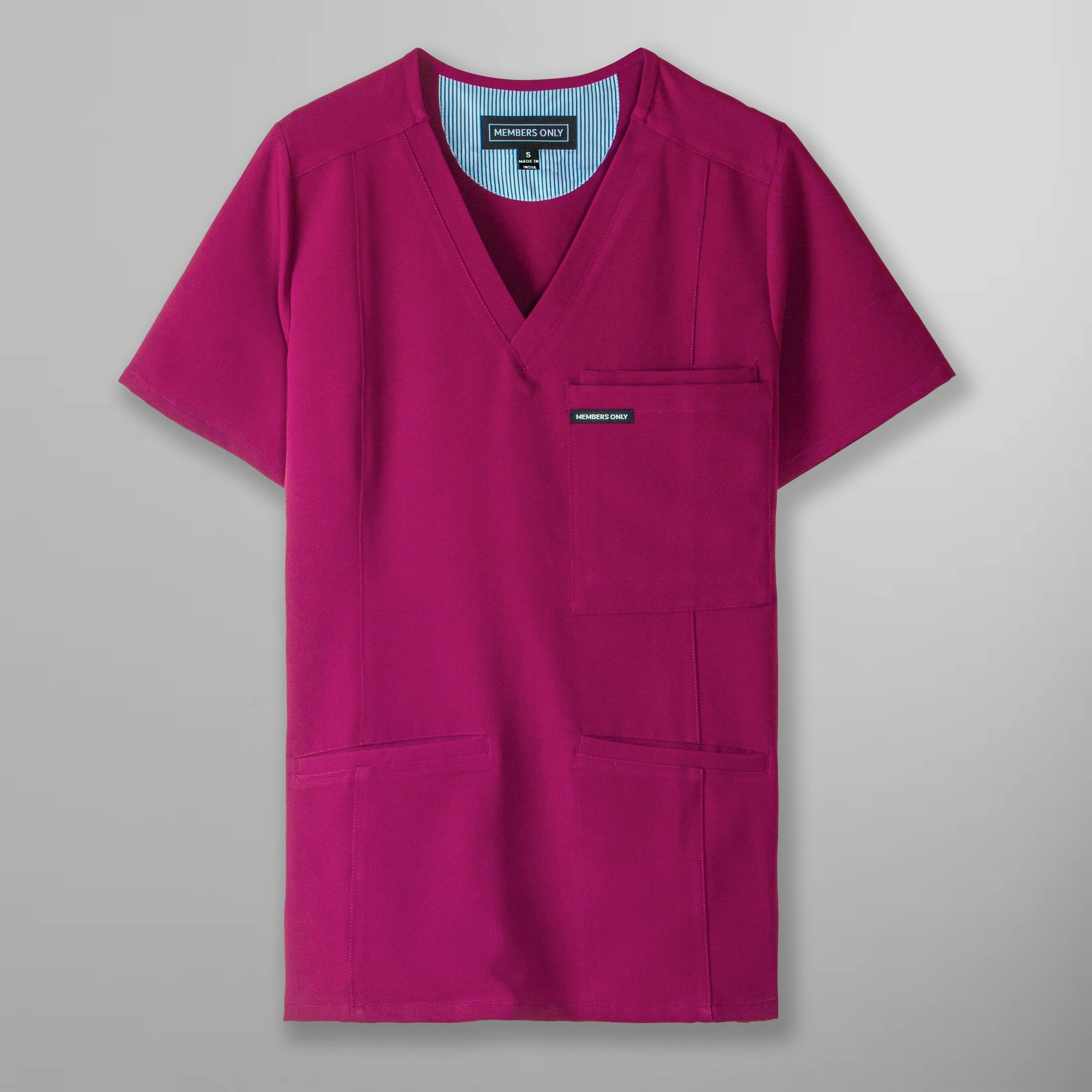 Siena 5-Pocket Scrub Top Womens Scrub Top Members Only 