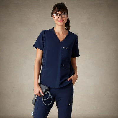 Palermo 4-Pocket Scrub Top