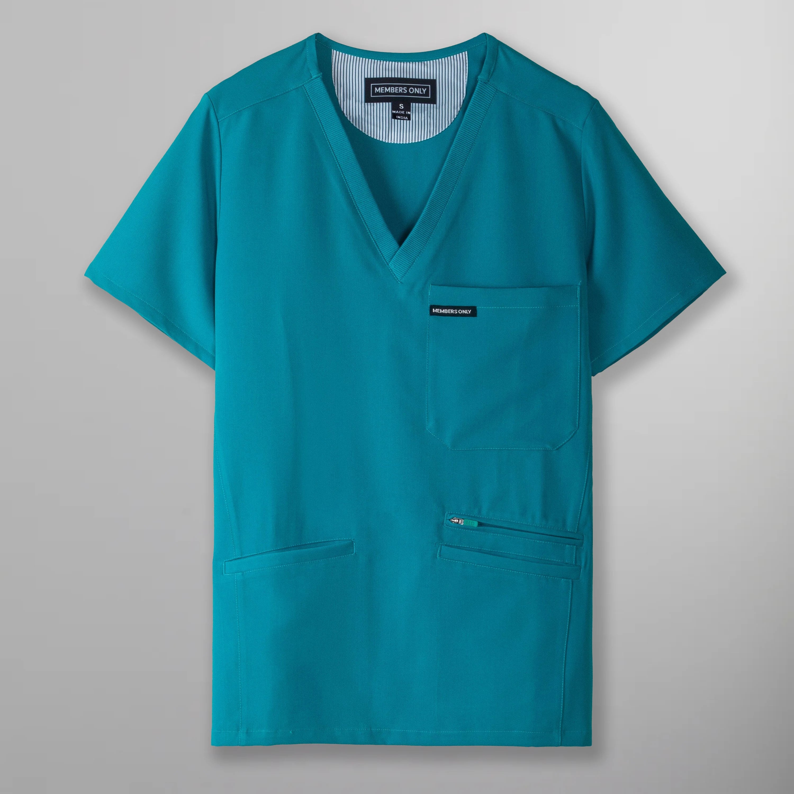 Palermo 4-Pocket Scrub Top Womens Scrub Top Members Only 