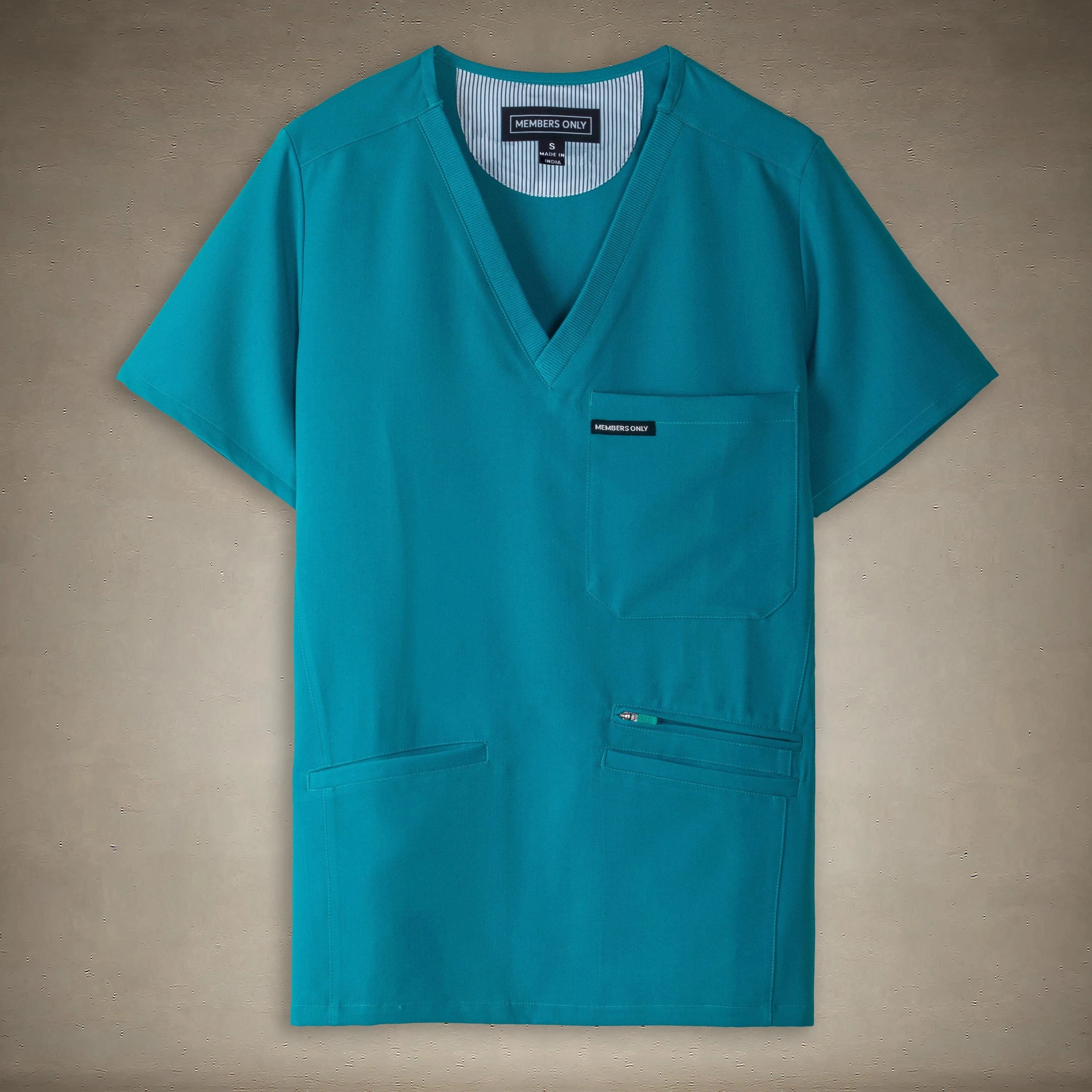 Palermo 4-Pocket Scrub Top Womens Scrub Top Members Only® 