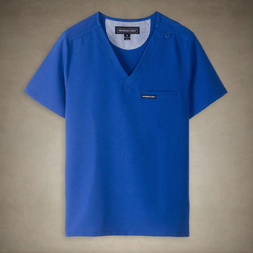 Women's Medical Scrubs Bari 1-Pocket Scrub Top Royal Blue 